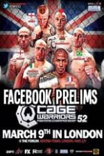 Watch Cage Warriors 52 Facebook Preliminary Fights Viooz