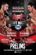 Watch UFC Fight Night 26 Preliminary Fights Viooz