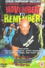 Watch ECW - November To Remember '99 Viooz