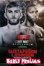 Watch UFC on Fox 14 Gustafsson vs Johnson Early Prelims Viooz