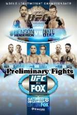 Watch UFC On Fox Henderson vs Diaz Preliminary Fights Viooz