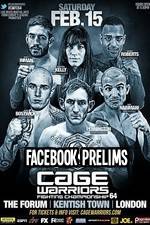 Watch Cage Warriors 64 Facebook Preliminary Fights Viooz
